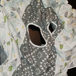 Shopping cart seat cover